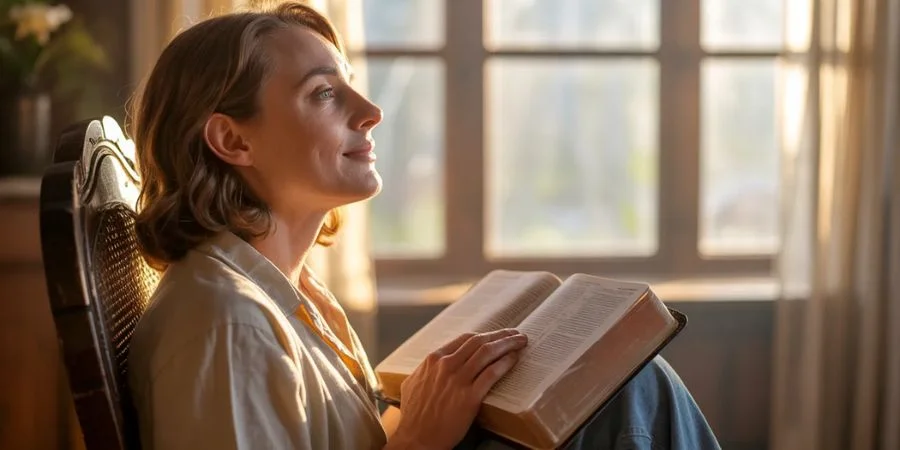Person resting with an open Bible, finding hope through additional Bible verses about healing and spiritual restoration.